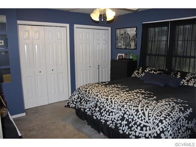 Master Bedroom w/ double closets.