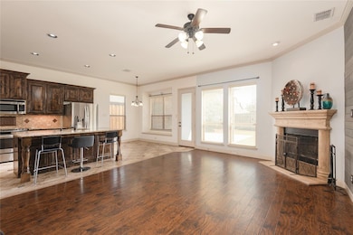 Fireplace in Living Room