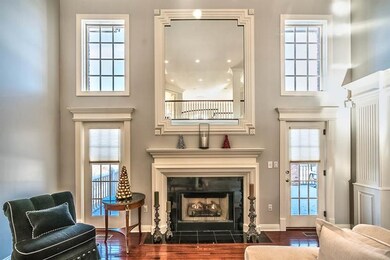WOW!  The 2-story great room also features this gr