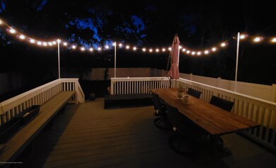 Backyard Deck Night Time
