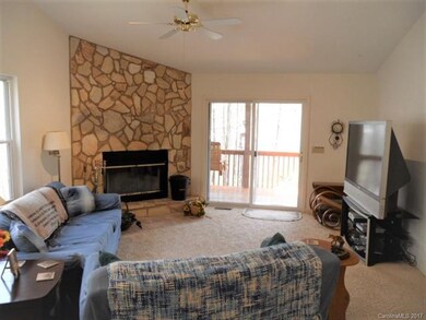 Great Room with Stone Fireplace