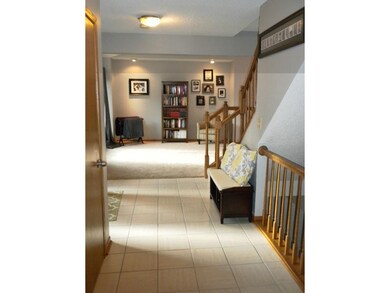 Ceramic tile front entry