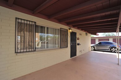 HUGE front patio!