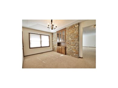 Dining Room with built-in hutch
