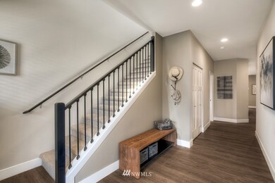 Welcoming foyer. Photo of Newhalem 2 D previously built model home is used for representation purposes. Orientation, colors, design elements, and finish details will vary.