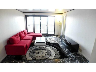 Living Room. Amazing living area with marble floor