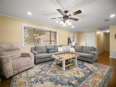 Living Room:  View 1 - Wood Laminate flooring, rec
