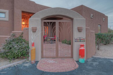 Entry gate to courtyard