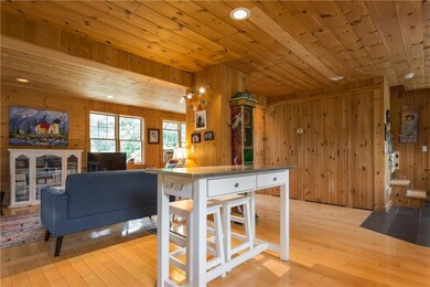 With the open concept for most of...