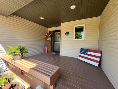 Covered front entry