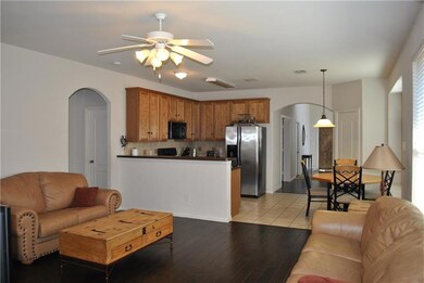 Large open family room