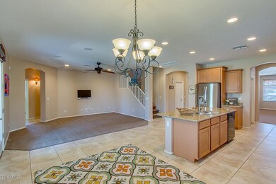 kitchen to living room