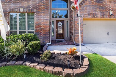 Warm and inviting front entry of the home.