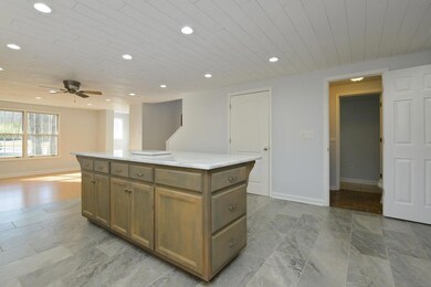 Quartz counter tops and LVT flooring add to the beauty of this kitchen.  