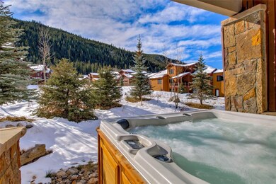 Large private hot tub on lower level