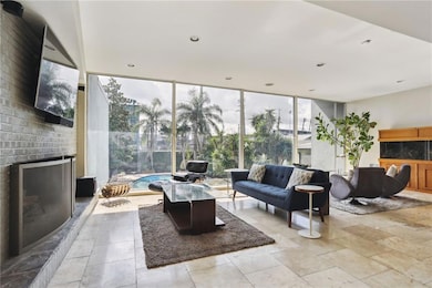 Upstairs Living Room with Wood Burning Fireplace