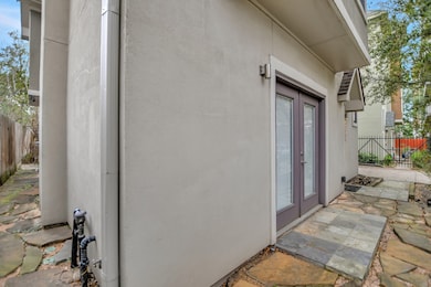 Low maintenance shaded front yard.