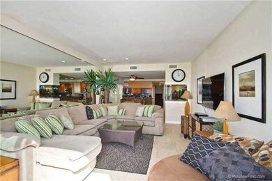The living room, dining area & kitchen are all ope