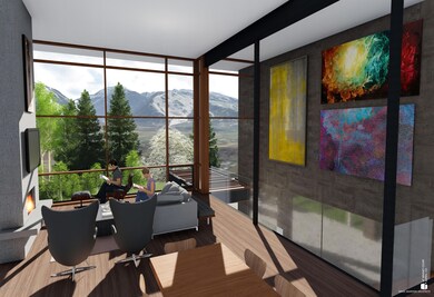 Living room with Tiehack view