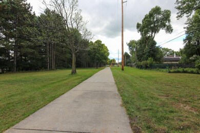 Walking trail in backyard