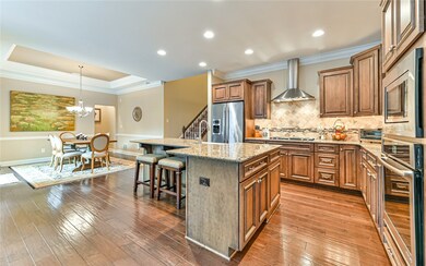 Additional features in the kitchen include ambianc