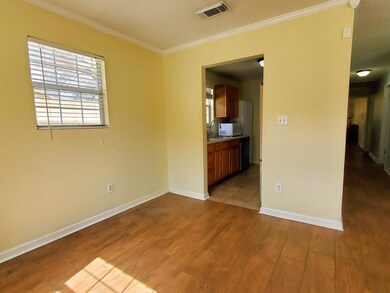 Dining area just off of the living area leads to t
