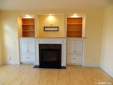 Family Room. Built ins & gas fireplace details in 