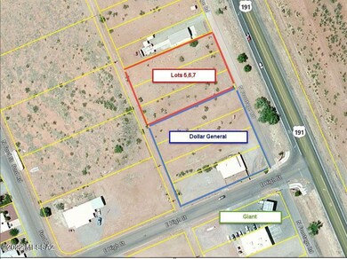 N Frontage Rd 3 lots plat map