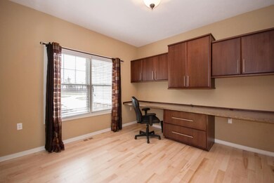 Gleaming refinished hardwood floors
