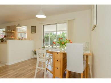 Dining area and kitchen