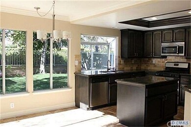 Kitchen open to family room