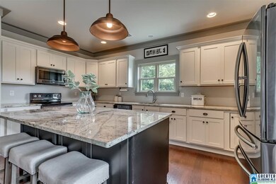 This kitchen has a great flow allowing many hands 