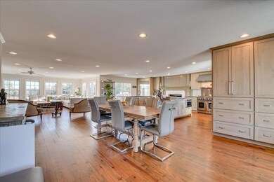 kitchen and living room