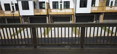 Deck with a garage