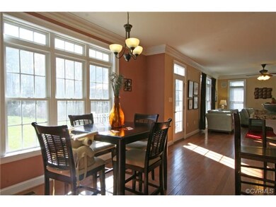 The entire back of the house is open and bright, w