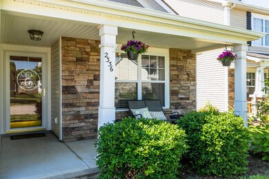 You'll love this covered front porch and