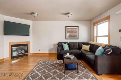 Cozy living room with gas fireplace
