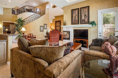 The high ceilings and windows give an open, airy f