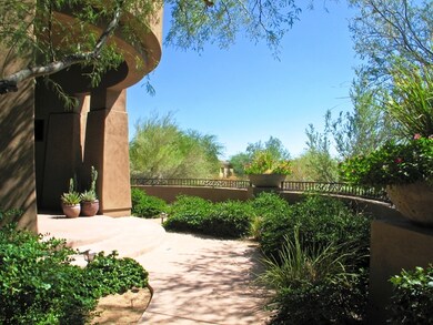 Courtyard area by front door