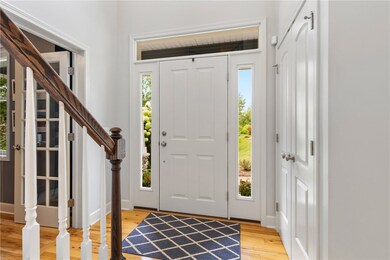 Two story foyer.