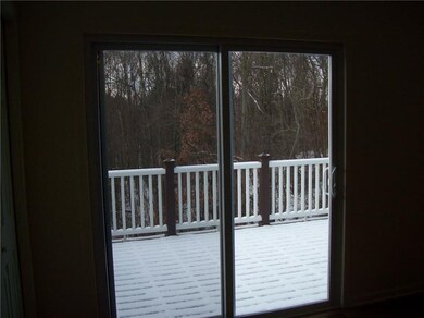 Deck to backyard view
