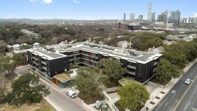Aerial view of city skyline