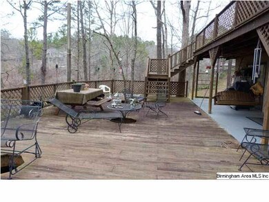 Another view of the large deck; excellent area for