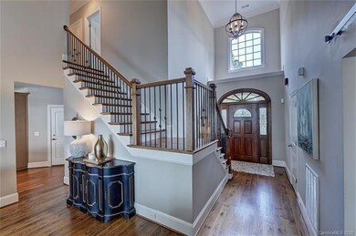 Foyer leading to great room with gorgeous water vi