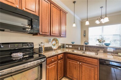 Kitchen overlooking dining room