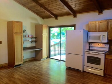 Kitchen to slider and extra storage and