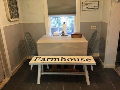 Dining area of the eat-in kitchen