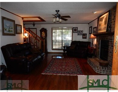 Living Room. Spacious living room with wood-burnin