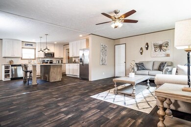 Clayton Big Boy kitchne and living room