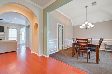Arched doorways giving the home that extra charact